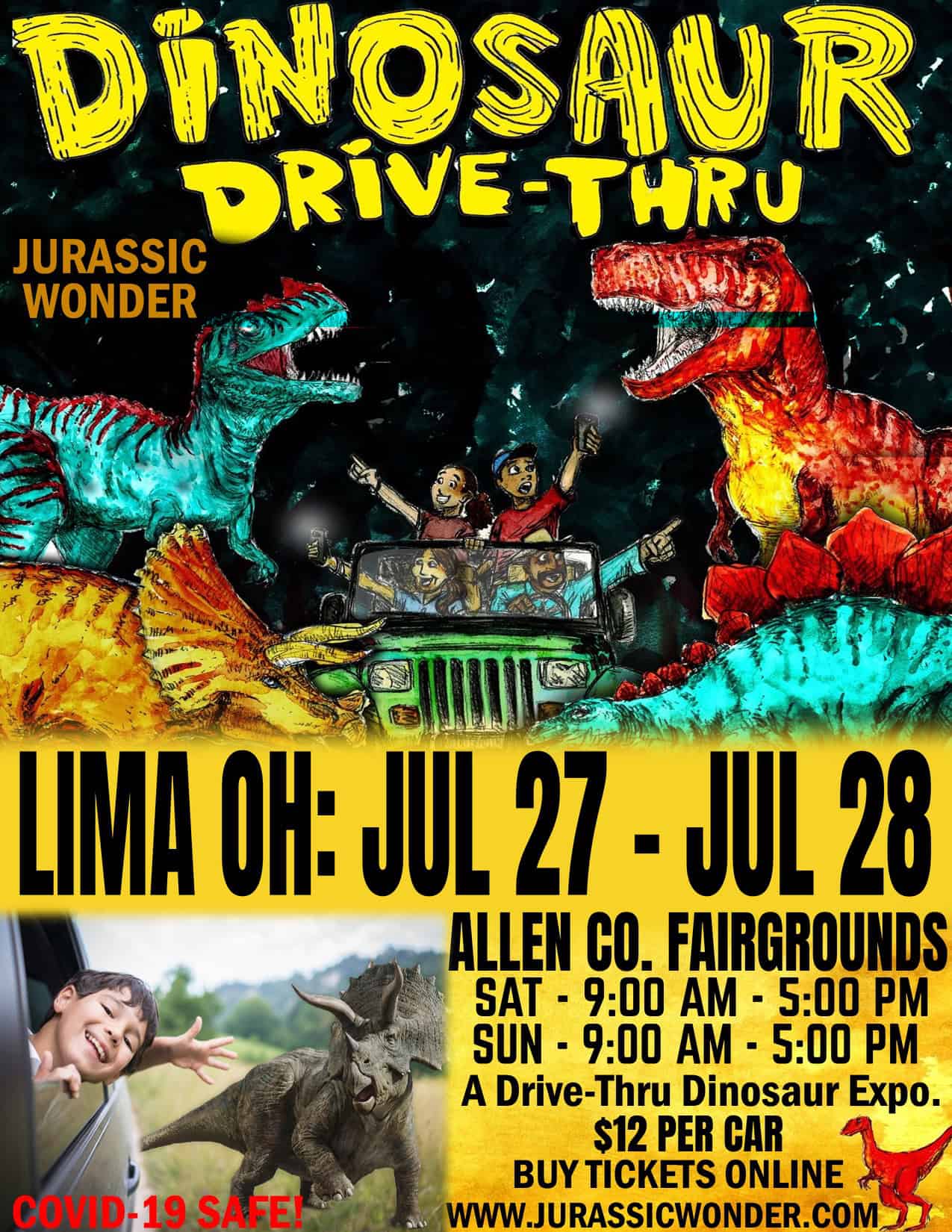 Jurassic Wonder Dinosaur Drive-Thru